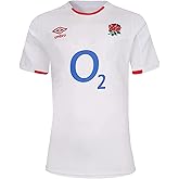Umbro England RFU Women's Home Replica Rugby Jersey, White