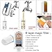 NeillieN Faucet Water Purifier Long-Lasting Faucet Filtration System Reduces Chlorine and high Water Flow Removes Lead, Fluoride - Suitable for Standard faucets