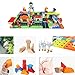 Wood City Traffic Building Blocks - iPlay, iLearn Wooden City Building Construction Building Blocks Set