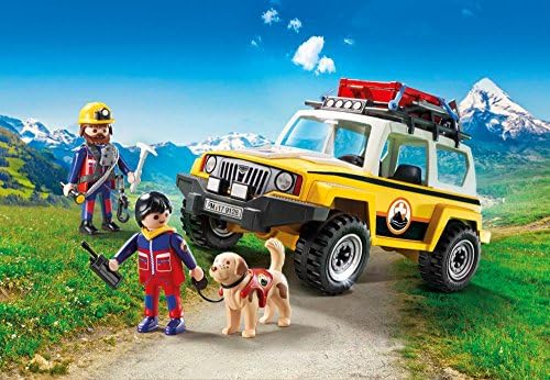 vehiculo rescate montaña playmobil