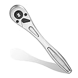 DURATECH 1/2 Ratchet Handle, 90-Tooth Socket