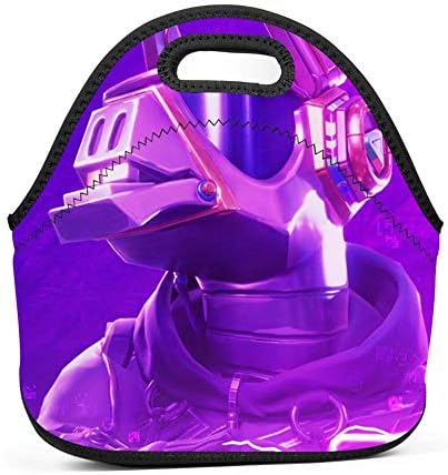 Nanmices Fort-NITE Dire Werewolf Lunch Tote Bag Insulated Large Capacity Portable Picnic Lunch Box Thermal Food Container for Womens Boys Girls and Mens