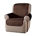 Innovative Textile Solutions, Microfiber Furniture Protector Recliner Wing Chair, Perfect Chair Protection, Comfortable Easy Stretch Fabric, Protect Against Spills and Stains (Chocolate)