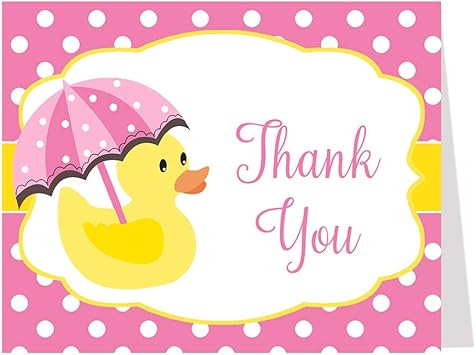 personalized baby shower thank you cards