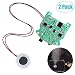 2 Pack Ultrasonic Atomization Maker 20mm 113KHz Mist Atomizer DIY Humidifier with PCB 3.7-12V