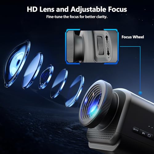 Dnenellr Galaxy HD 3D Ceiling Star Projector, Professional Planetarium Projector with Bluetooth Speaker, 60 Themes, Aurora Borealis Lamp for Children and Adults Room Gift (Gris)