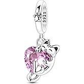 S925 Sterling Silver Charm Fit for Pandora Bracelet Original Pendant Bead Jewelry Gift for Her