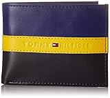 Tommy Hilfiger Men's Ranger Leather Passcase Wallet with Removable Card Case