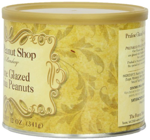 The Peanut Shop of Williamsburg Praline Glazed Virginia Peanuts, 12-Ounce Tin - Thumbnail 4