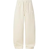 Aelfric Eden Mens Wide Leg Sweatpants Solid Arc Sweat Pants Open Bottom Casual Athletic Lounge Pants with Pockets