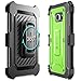 Galaxy S6 Edge Case, SUPCASE Full-Body Rugged Holster Case with Out Built-in Screen Protector for Samsung Galaxy S6 Edge (2015 Release), Unicorn Beetle PRO Series - Retail Package (Green/Gray)
