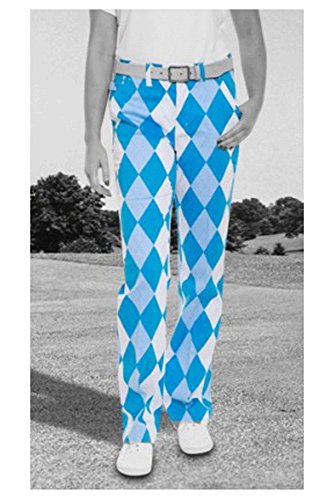 Golf Pants - Blue Diamond 