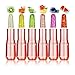 6 kinds of fruit flavor lasting waterproof temperature color Lip makeup moisturizing cream lipstick red lipstick jelly lipstick