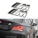 TK-KLZ 2Pcs 3D Metal Tricolor ///M Logo Car Side Fender Rear Trunk Emblem Badge for All Models BMW 1 3 5 7 Series E30 E36 E46 E34 E39 E60 E65 E38 X1 X3 X5 X6 Z3 Z4 Decorative Accessories