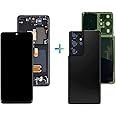 6.8 inch Original for Samsung Galaxy S21 Ultra LCD G998U1 G998W G998B G998B/DS S21Ultra 5G Display Touch Screen Assembly Replacement (with Black Frame + Black Back Cover)
