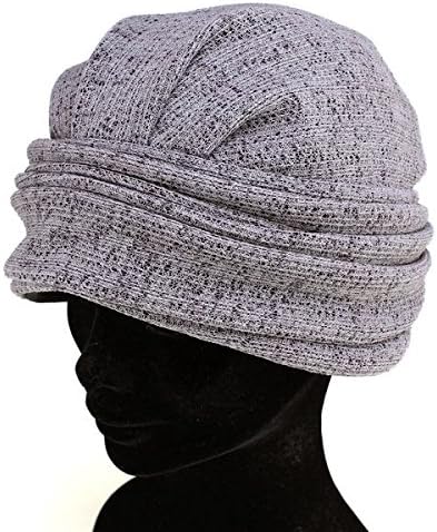 Amazon 帽子 メンズ ターバン エスニック レディース 小物 春 夏 インド ファッション アジアンテイスト 通気性抜群 グレー M フリーサイズ ヘアバンド ターバン 通販