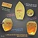 Flying Sky Lanterns - Multicolor Paper Chinese Lanterns for Birthday, Wedding, Valentine, Outdoor Party - Biodegradable Eco-Friendly Wish Lamps - Pack of 10 with Giftbox - by Comfolife