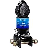 Gooseneck Adjustable Trailer Coupler 2" Ball Size Capacity 7000lbs Black