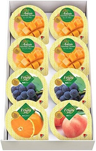Kanazawa Kenrokuen confectionery eight mango pudding &amp; amp; fruit jelly gift MF-8 600g