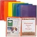 StoreSMART Plastic Archival Folders Primary Colors 6-Pack: 1 Each of Six Bright Colors - Made in U.S.A - (R900PCP6)