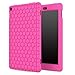MoKo Case for Amazon Fire HD 8 (2016 6th Generation) - [Honey Comb Series] Light Weight Soft Silicone Back Cover [Kids Friendly] for Fire HD 8 Tablet (6th Gen, 2016 release Only), Magenta