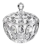 The Jay Companies 303082-GB Genevieve Jar with Lid, Clear