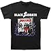 Black Sabbath Men's Sabotage Vintage T-shirt Large Black
