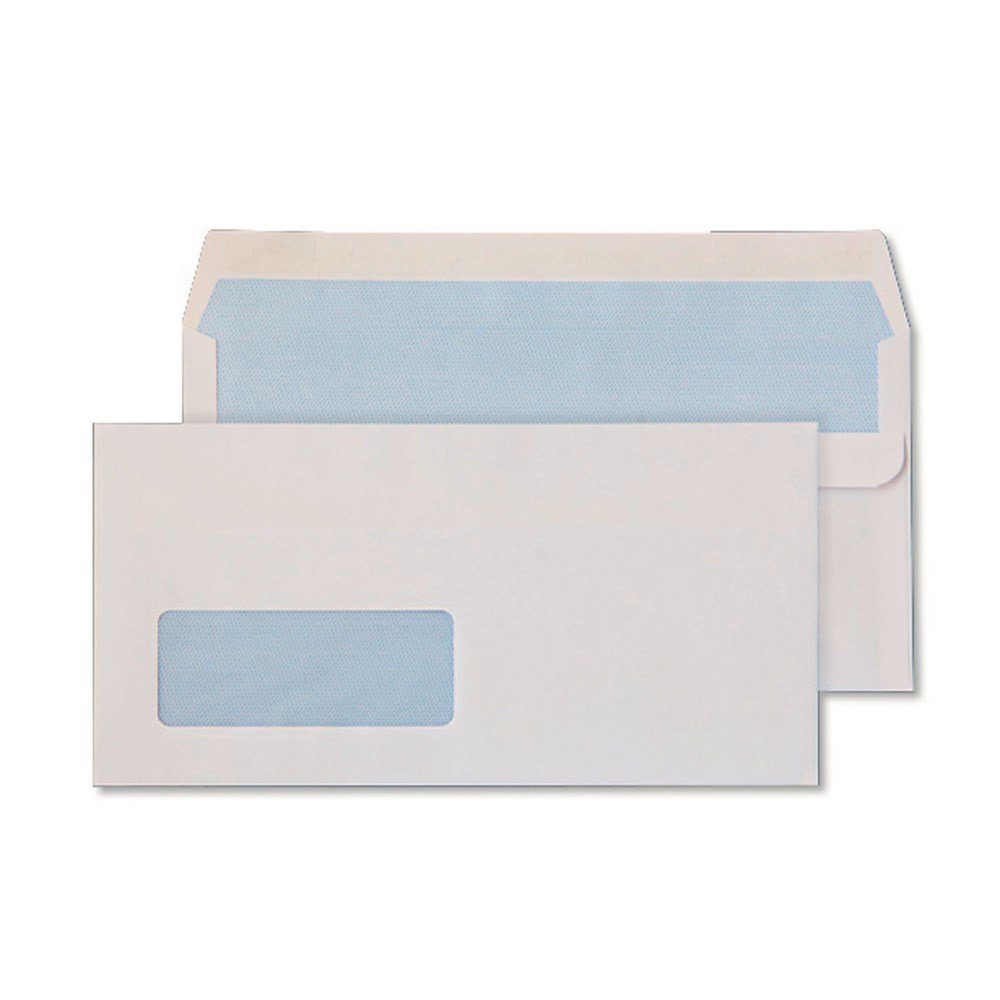 Blake Purely Everyday DL 110 x 220 mm 80gsm Self Seal Window Envelopes (FL2884) White - Pack of 1000 โ image 1