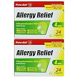 Pure-Aid Allergy Relief - 24 tablets (2 Pack)