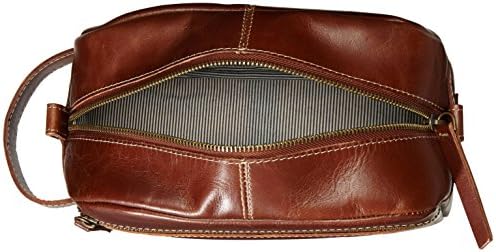 Timberland Men's Nevada Leather Travel Kit, Cognac 5 Timberland Men's Nevada Leather Travel Kit, Cognac