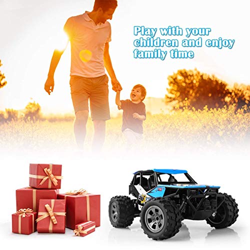 RC Car for Kids, Remote Control Car High-Speed Off Road 1:12 Scale Desert Buggy Vehicle 2.4Ghz 2WD Electric Racing Car, Best Toy Car for Kids - Thumbnail 6