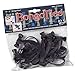 BongoTies ALL-BLACK "Obsidian" Bongo Ties ~ 10 Pack "Style-D" ~ HANDY TIES FOR CABLES AND OTHER UNRULY ITEMS primary