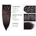 MY-LADY Double Weft 100% Remy Human Hair Clip in Extensions 14''-22'' Grade 7A Quality Full Head Thick Thickened Long Soft Silky Straight 8pcs 18clips Off Black (18