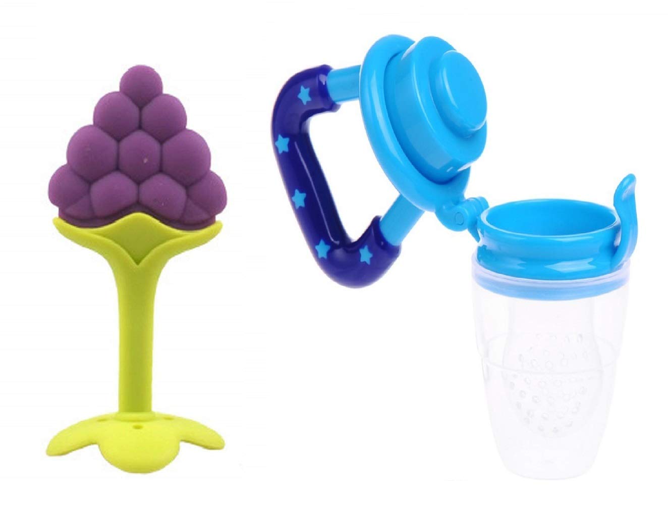 Buy FI FLICK IN Baby Silicone BPA Free Mesh Food Nibbler Teether for