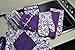 DII Chef Style Cotton Apron Adjustable Straps and Large Pocket, Eggplant