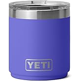 YETI Rambler 10 oz Stackable Lowball 2.0, Vacuum Insulated, Stainless Steel with MagSlider Lid, Ultramarine Violet