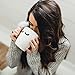 Eyelashes Coffee Mug With Real Gold Handle Fine Bone China Wink Mug Makeup Eyelash Gift For Her Cosmotologist Gift Makeup Brush Holder 16oz Hand Drawn Design