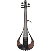Yamaha YEV105BL Electric Violin, Black, 5 String