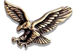 WCRAZYE Retro Lion Animal Pin Brooch for Men Women Punk Buck Suit Tie Lapel Pin Cool Animal Bull Eagle Lion Wolf Head Collar Brooch Safety Pin Christmas Gifts