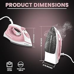 Utopia Home Steam Iron for Clothes - Non-Stick