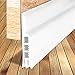 MAGZO Weather Stripping for Doors, 2 Inch Width X 47 Inch Length Upgraded Draft Stopper Under Door Draft Blocker Door Seal Strip Bottom with Adhesive (White)