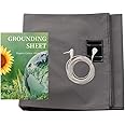 Grounding Sheets Kit, Flat Sheets with 5% Silver Fiber Organic Cotton,Grounding,Earth Bed Sheets (27 * 52IN-Grey)