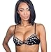 Timpa Women's Duet Lace Daisies Underwire Low Plunge Molded Bra 130480