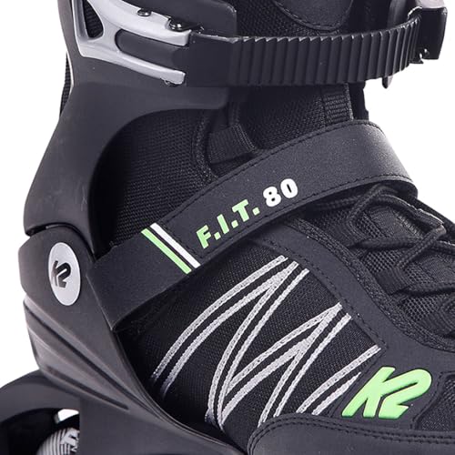 K2 F.I.T. 80 Inline Skates Black/Green