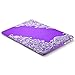 Kuzy Compatible with MacBook Air 13 inch Case 2020 2021 2018 MacBook Air M1 Case Hard Shell MacBook Air 2020 Case Cover A2337 MacBook Air Case A2179 A1932 Laptop Case MacBook Air 13 inch, Lace Purple
