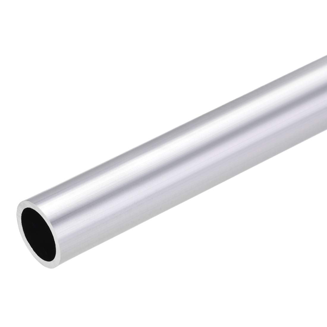 sourcing map 6063 Aluminum Round Tube, 25mm OD 20mm Inner Dia 300mm Length Seamless Straight Tubing