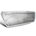 Spec-D Tuning HG-F15004CVT Ford F150 Xl Stx Xlt Fx4 Chrome Vertical Front Grille 1 Pc