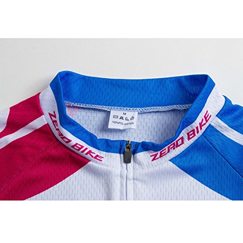 image for ZEROBIKE Women's Short Sleeve Cycling Jersey Jacket Cycling Shirt Quic