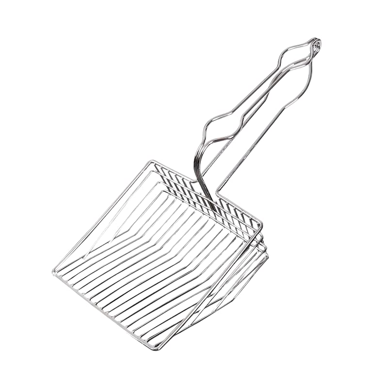 Modo Metal Cat Litter Scoop - Fast Sifting for Litter Trays, Deep Shovel, Cat Owners Essential