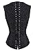 Charmian Women's Gothic Steampunk Brocade Steel Boned Waist Cincher Corset Vest